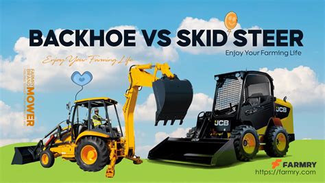 what is a skid steer tractor|skid steer vs backhoe.